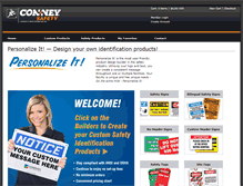 Tablet Screenshot of conney.accuform.com